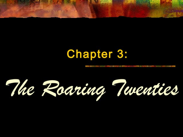 The Roaring Twenties - Chapter 3 SS11