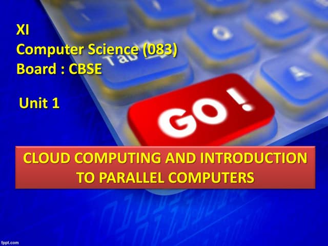 Chapter 3 cloud computing and intro parrallel computing
