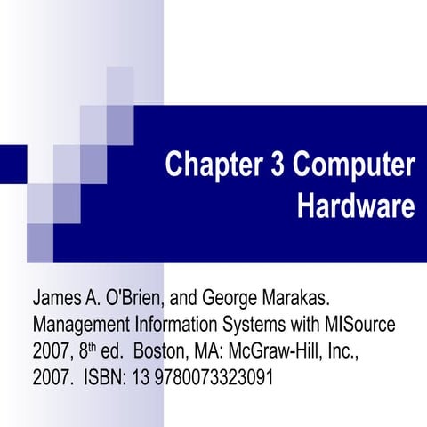 Chapter 3 computer hardware | PPT | Desktops | Computing