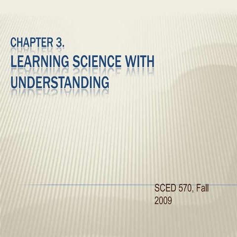 Chapter 3 conceptual understanding alternative conceptions | PPT