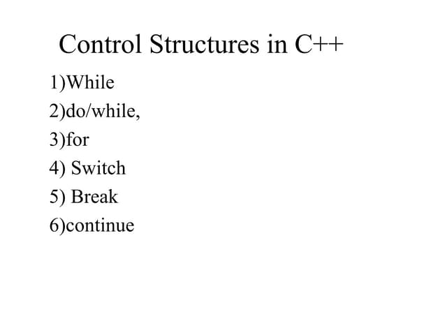 Chapter 3 Control structures.ppt