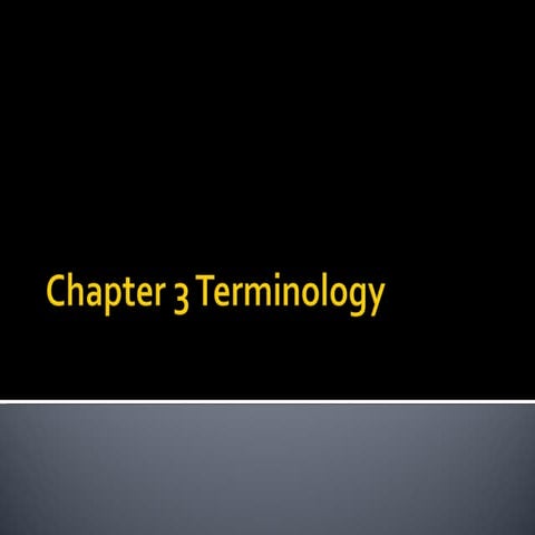 Chapter 3 Definitions