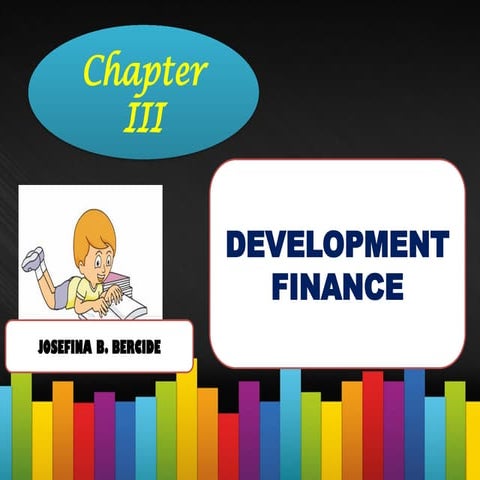 Chapter3 DEVELOPMENT FINANCE REPORTING IN MASTER IN EDUCATIONAL AND ARTS