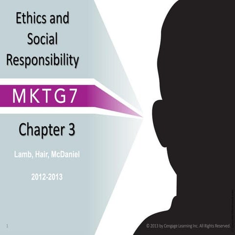 Chapter 3 Ethics and Social Responsibility 2014 | PDF