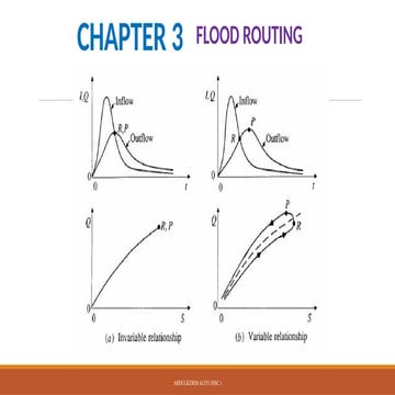Flood routing | PPTX