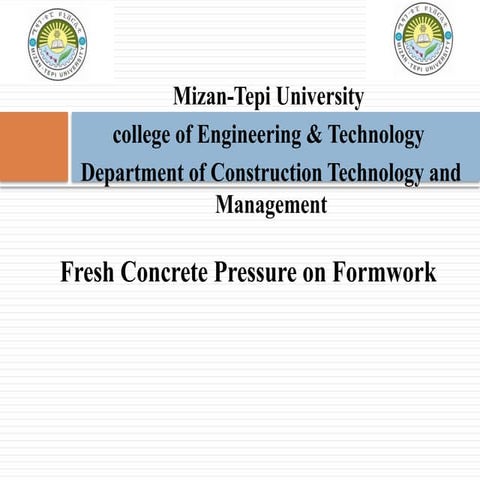 chapter 3_ Fresh Concrete Pressure on Formwork.pptx