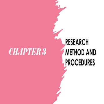 Qualitative Research Chapter 3 g11 Research Method and Procedures
