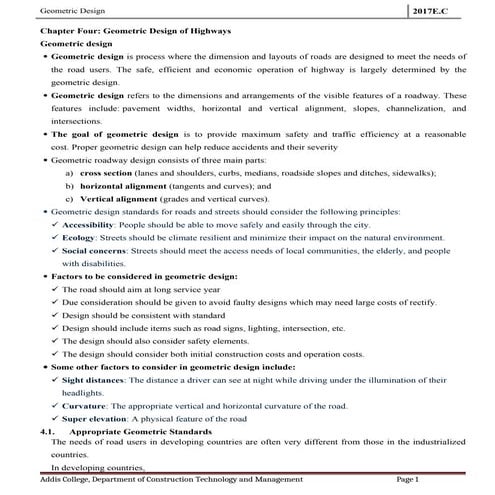 Chapter 3 Highway  Geometric Design.docx