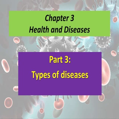 Chapter 3 health and diseases content slides part 3