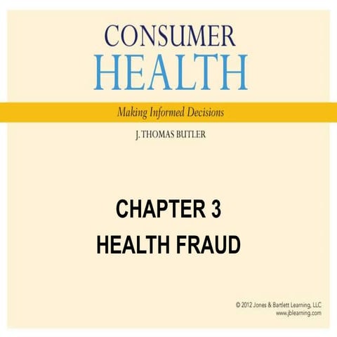 Chapter 3 health fraud