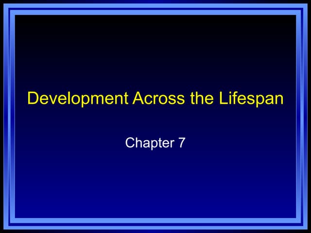 Chapter 3 human development