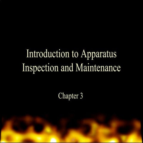 Inspection & Maintenance