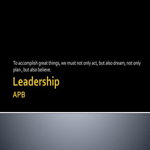 Chapter 3 leadership | PPTX