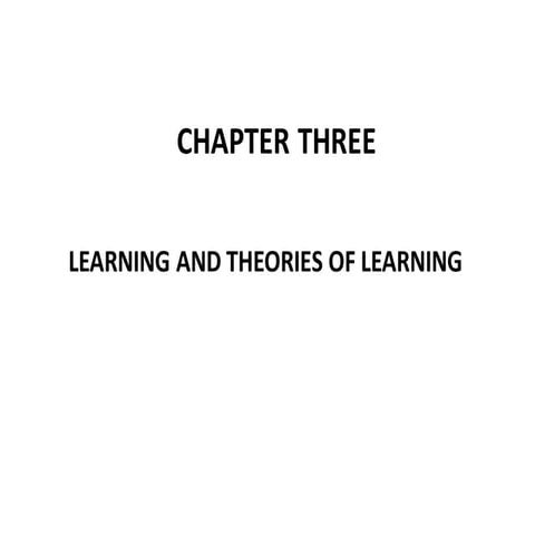 Chapter three Norms and values that govern behaviour