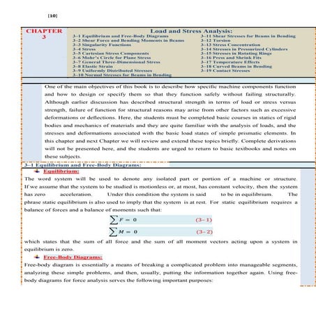 Chapter 3  load and stress analysis final
