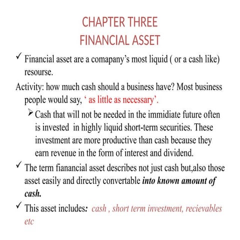 Chapter  3 mba.pptx. Accounting for financial assetes