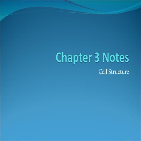 Chapter 3 notes | PPT | Biological Sciences | Science