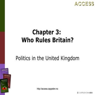 Chapter 3 Politics in the UK