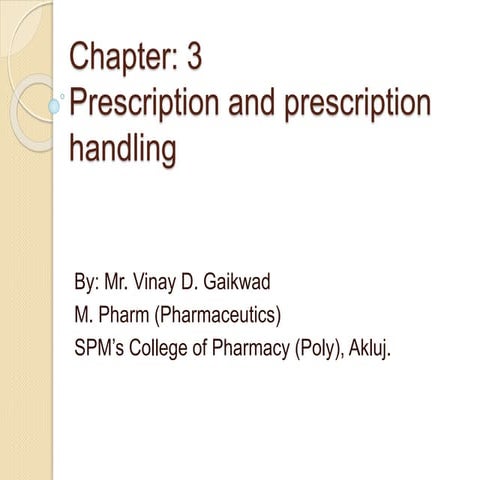 Chapter 3_Prescription and prescription handling.pptx