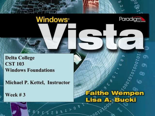 Chapter 3  Presentation
