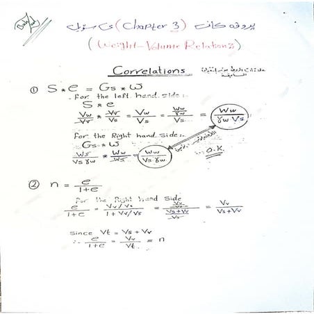 PROVE Chapter Three Weight-Volume Relations | PDF