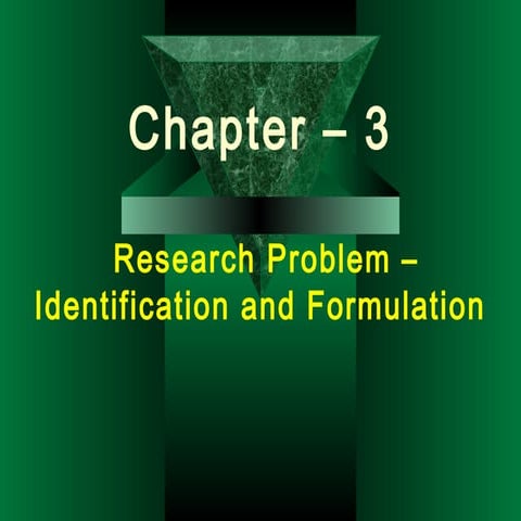 Chapter – 3 (research problem)