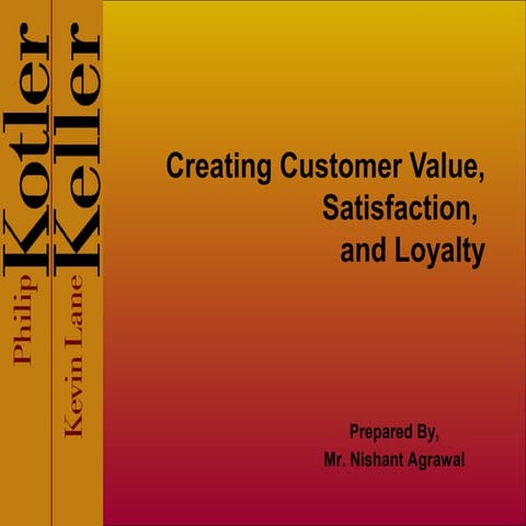 Chapter 4 Creating Customer Value, Satisfaction, and Loyalty