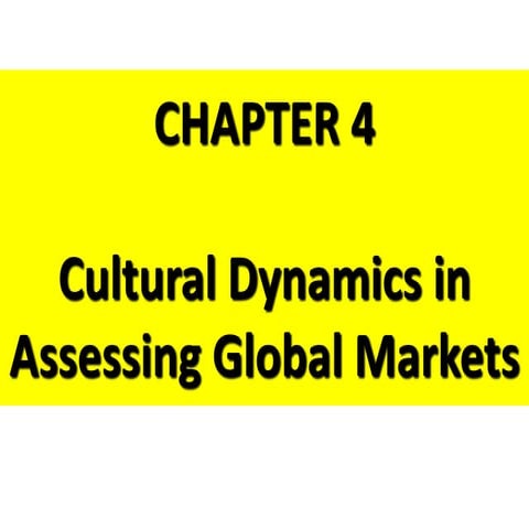 INTERNATIONAL BUSINESS Chapter 4