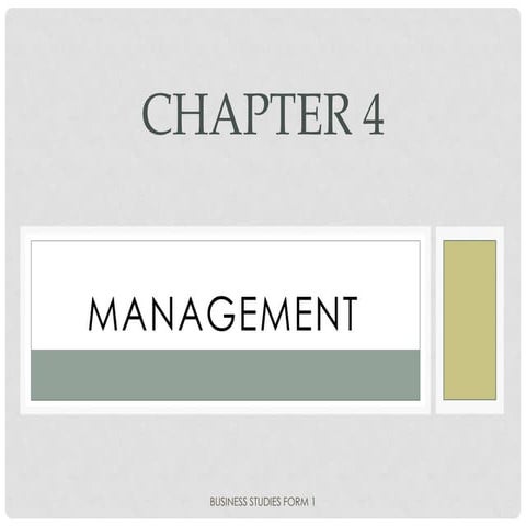BUSINESS STUDIES FORM 1 - CHAPTER 4 (1)