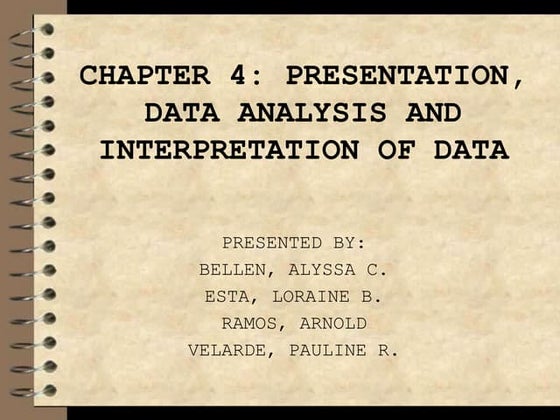 Lesson 26 presenting and interpreting data in tabular and graphical ...