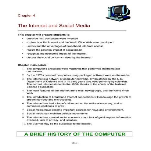 C4 - The Internet & Social Media