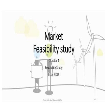 Chapter 4 Market feasibility study