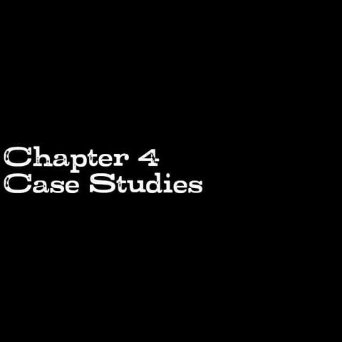 Chapter4 Case Studies