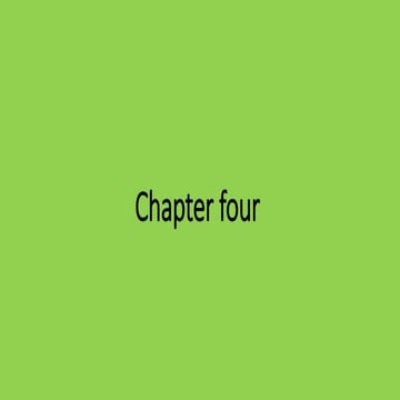 Chapter 4