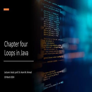 how to write loops in java explained vividly | PDF