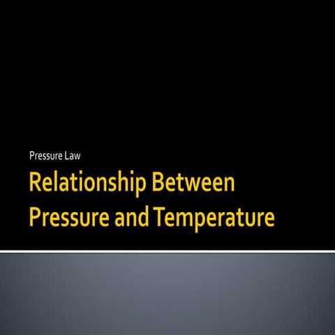 Chapter 4.4(pressure law)