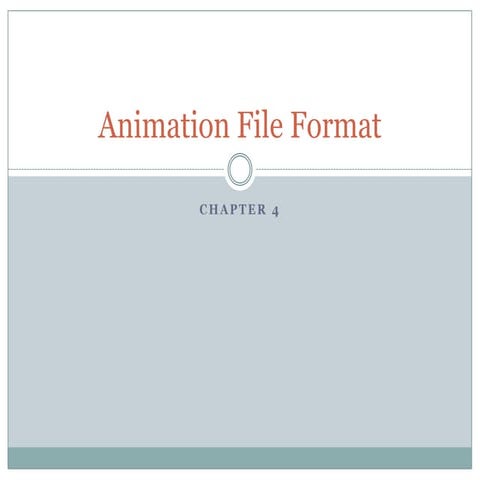 TMD2063 | Digital Animation — Chapter 4