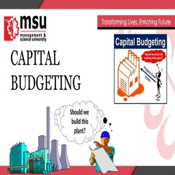 Capital budgeting | PPT