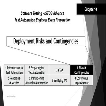 Chapter 4 - Deployment Risks and Contingencies