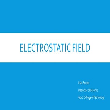 Electrostatic Field