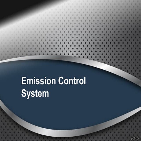 Chapter 4   emission control
