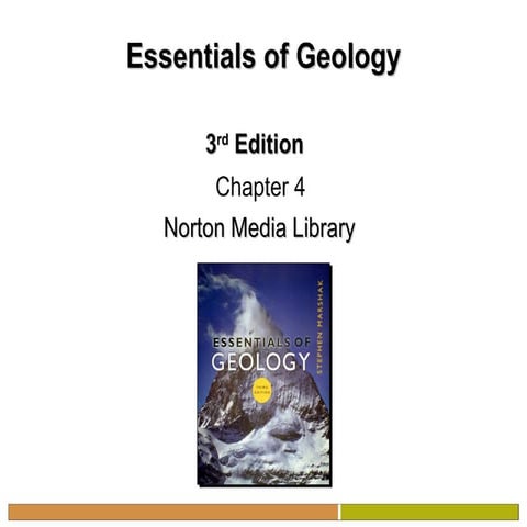 Chapter 4   igneous rocks