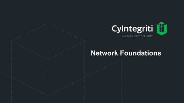 CISSP - Chapter 4 - Network Topology