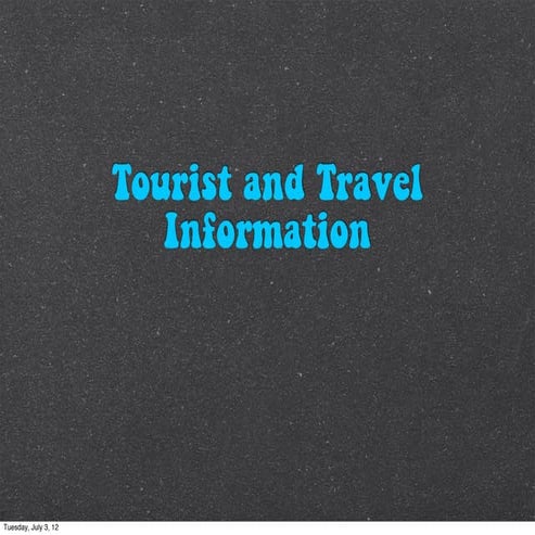 Chapter 4- Travel and tourism part 2