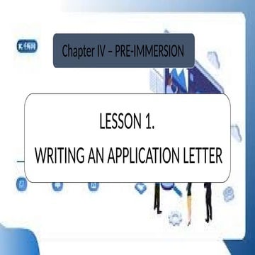 Employment Application Letter | PPTX