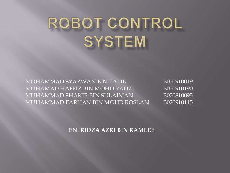 different types of robot controllers
