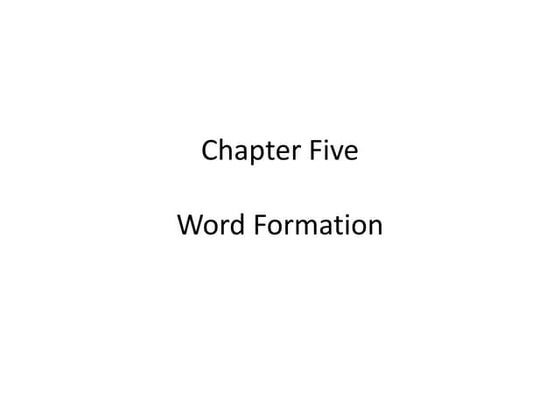 Word forming proccess coinage | DOCX | Chemistry | Science