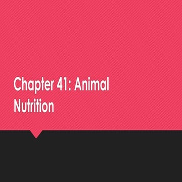 Chapter 41: Animal Cells and Tissue