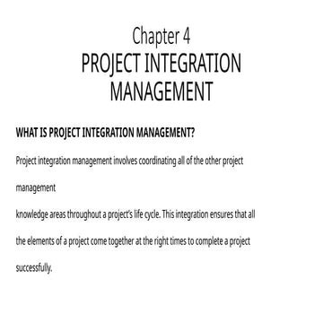 مقدمه في اداره مشاريع تكنولوجيا المعلومات