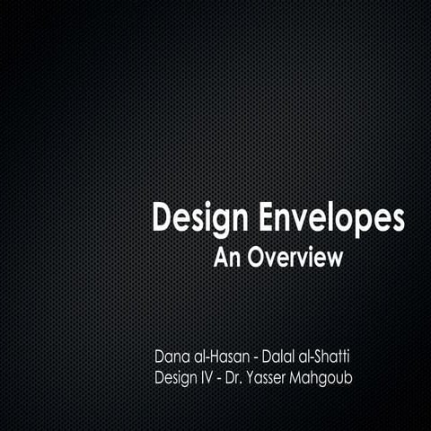 GreenStudio - Chapter 4 1 4 Double Envelopes